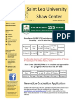 Saint Leo University Shaw Center: New Elion Graduation Application