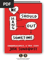 Download We Should Hang Out Sometime by Josh Sundquist Preview by Little Brown Books for Young Readers SN248977611 doc pdf
