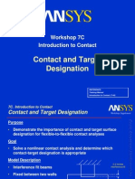 Contact and Target Designation: Workshop 7C Introduction To Contact