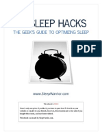 40 Sleep Hacks: The Geek's Guide To Optimizing Sleep