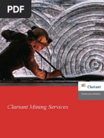 Clariant Mining Services Brochure (Portuguese)