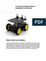 Robot con Arduino Programable con chasis integrado