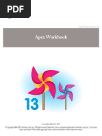Apex Workbook (Salesforce)