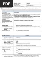 Geometric Distribution Lesson Plan