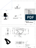 Plano de Conjunto Silla de Oficina