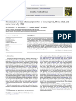 Determination of Fruit Chemical Properties of Morus Nigra L., Morus Alba L. and Morus Rubra L. by HPLC