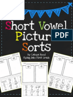 Short Vowel Picture Word Sorts