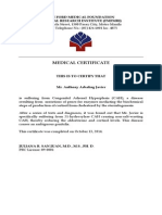 Medical Certificate: The Ford Medical Foundation Medical Research Institute (Fmfmri)