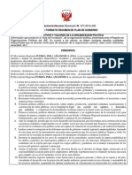 Plan de Gobierno Echarate - FIA Consolidado