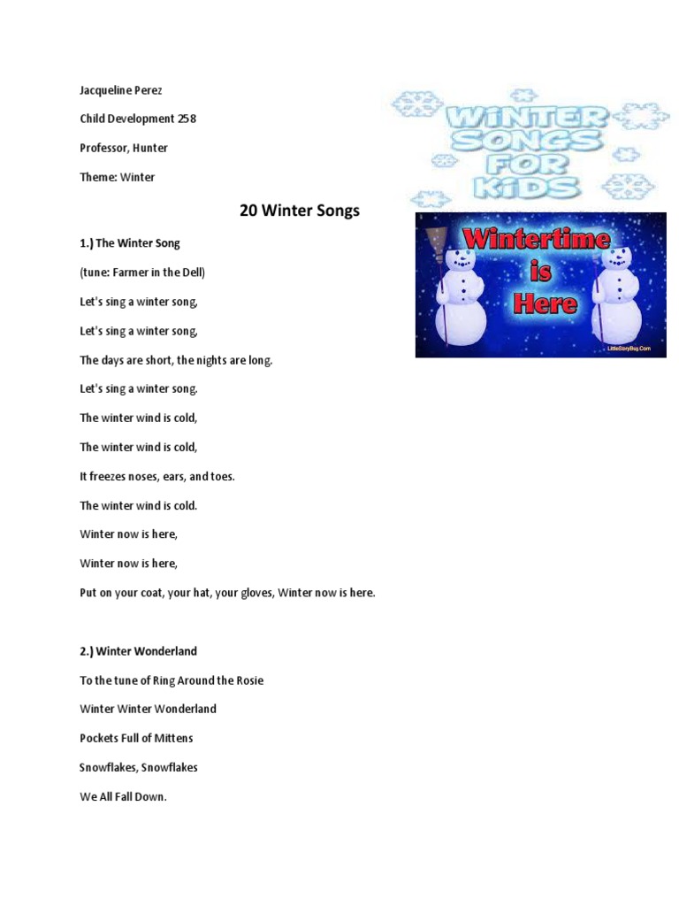 Download 20 Winter Songs Frost Snow