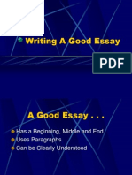 Writing An Essay