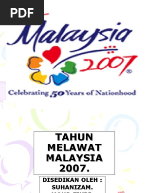 Tahun Melawat Malaysia Pdf