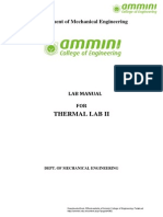 ME09 608 (P) - Thermal Lab II
