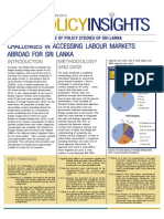 Policy Insights - Challenges in Accessing Labour Markets Abroad for Sri Lanka