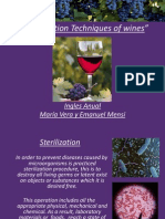 " Sterilization Techniques of Wines": Ingles Anual María Vera y Emanuel Mensi