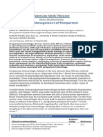 Prevention and Management of Postpartum Hemorrhage: Am Fam Physician