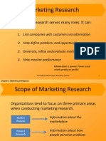 Marketing Research Serves Many Roles. It Can
