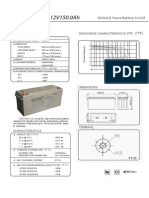 Specification Discharge Characteristics 25 C (77 F) : Global & Yuasa Battery Co - LTD