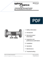 SAD Steam Atomising Desuperheater-Installation Maintenance Manual