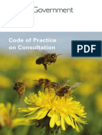 Code of Practice On Consultation