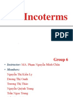 Incoterms: ST Rictly Private and Confidential