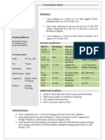 Curriculum Vitae Divya D. Thakor Experience:: Present Address