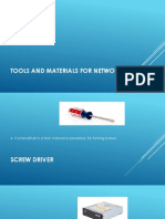 Tools and Materials For Network Testing