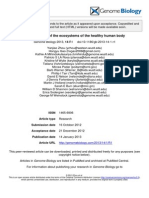 Biogeography of the Ecosystems of the Healthy Human Body