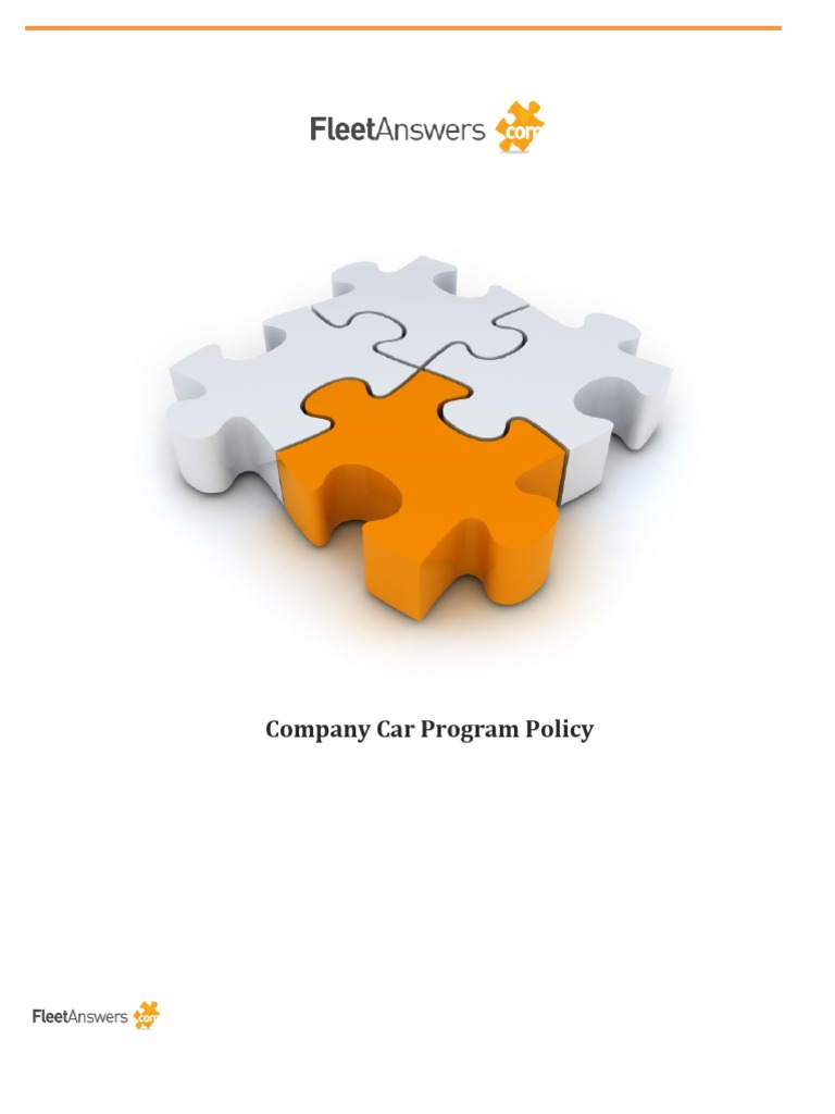Company Car Program Example | PDF | Vehicles | Traffic Collision