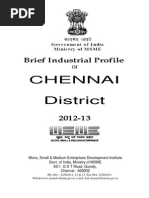 Chennai District: Brief Industrial Profile