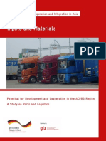 Potential For Development and Cooperation in The ACPBG Region: A Study On Ports and Logistics