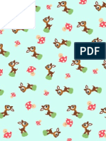 Deershroom Pattern Paper