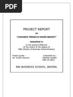 Download Changing Trends in Indian Share Market by manish SN24902533 doc pdf