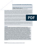 Design Optimization of an Automobile Connecting Rod Using FEM