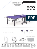 Instrucciones Montaje Mesa de Pingpong Cornilleau 500 Indoor