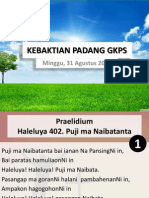 Kebaktian Padang Gkps