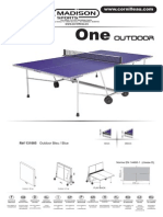 Instrucciones Montaje Mesa de Pingpong Cornilleau One Outdoor