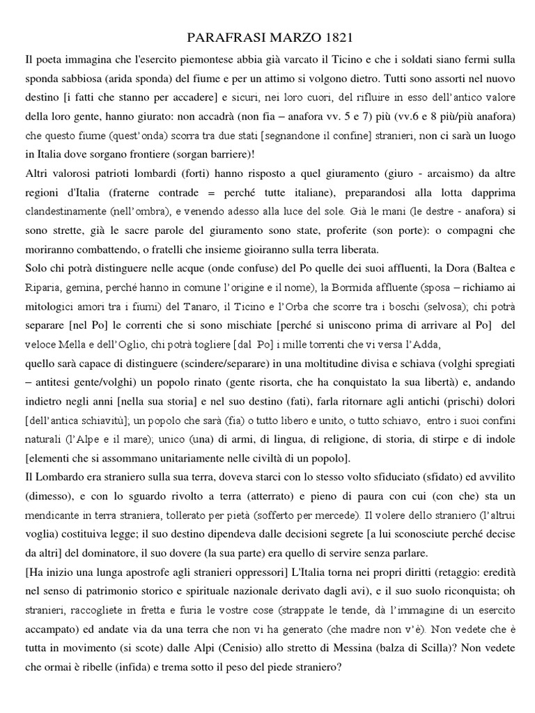 Documenti Simili A Marzo 1821