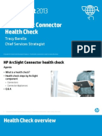 ArcSight Connector Health Check