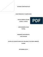 Caracterizacion y Planificacion de Sistemas Agroforestales