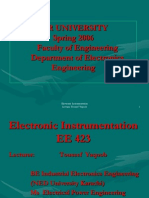 1 Electronic Instrumentation Introduction