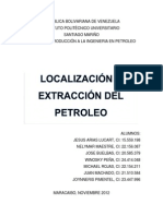 Localización y Extracción Del Petroleo