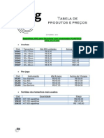 JGG - Tabela Setembro 2014