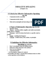 3 Criteria For Effective Informative Speaking