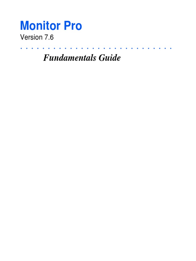 Monitor Pro | PDF | Programmable Logic Controller | Databases