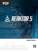 Reaktor 5 Application Reference English