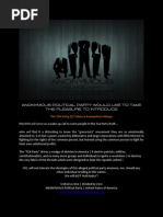 Download TEA Party Exposed by ANONYMOUS Political Party by ANONYMOUS Political Party SN249041875 doc pdf