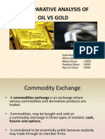 Oil and Gold - Analysis