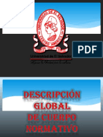 Descripcion Global de Cuerpo Normativo Diapositivas EXPO 1