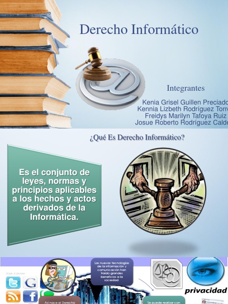 Derecho Informatico | PDF